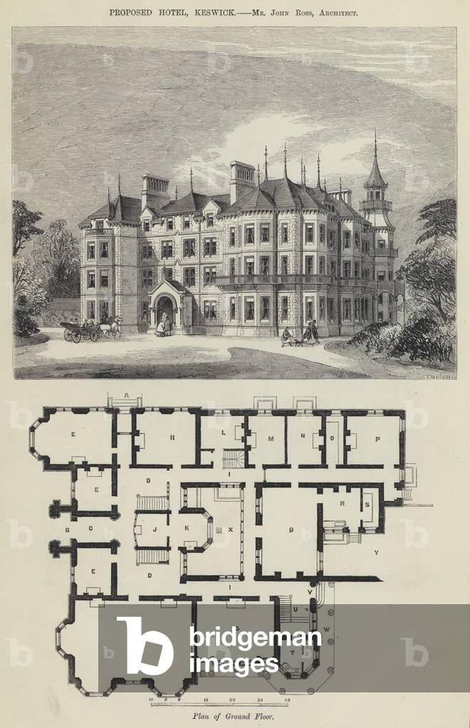 Proposed Hotel, Keswick (engraving)