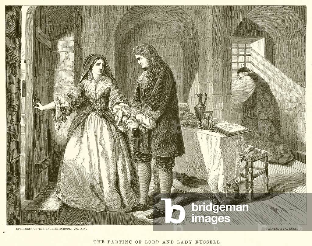 The Parting of Lord and Lady Russell (engraving)