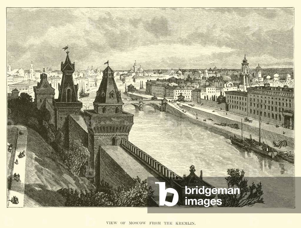 View of Moscow from the Kremlin (engraving)