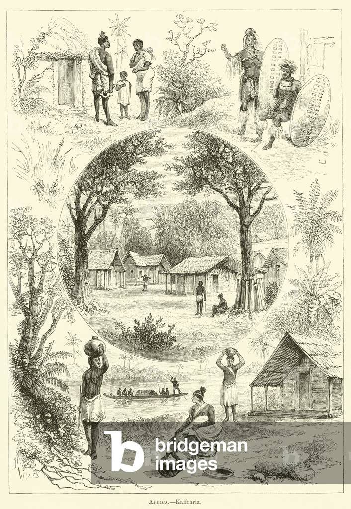 Africa, Kaffraria (engraving)