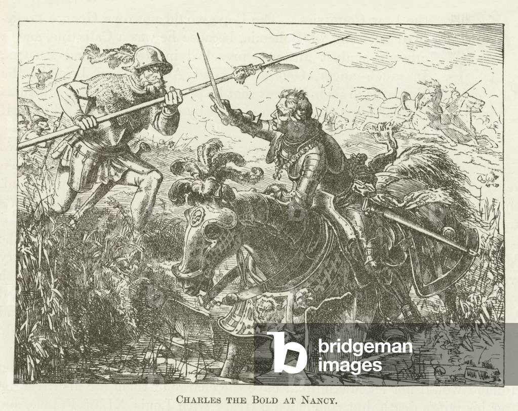 Charles the Bold at Nancy (engraving)