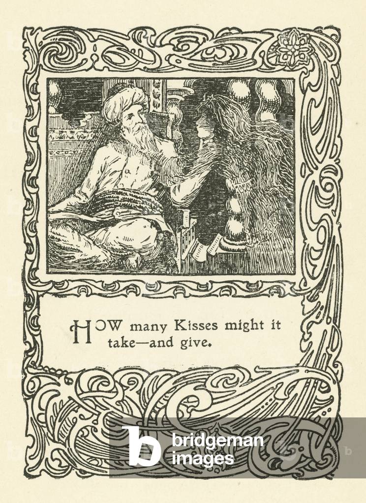 Illustration for Rubaiyat of Omar Khayyam (litho)