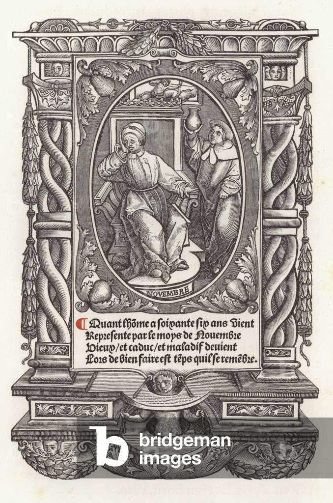 The Twelve Ages of Man: November (litho)