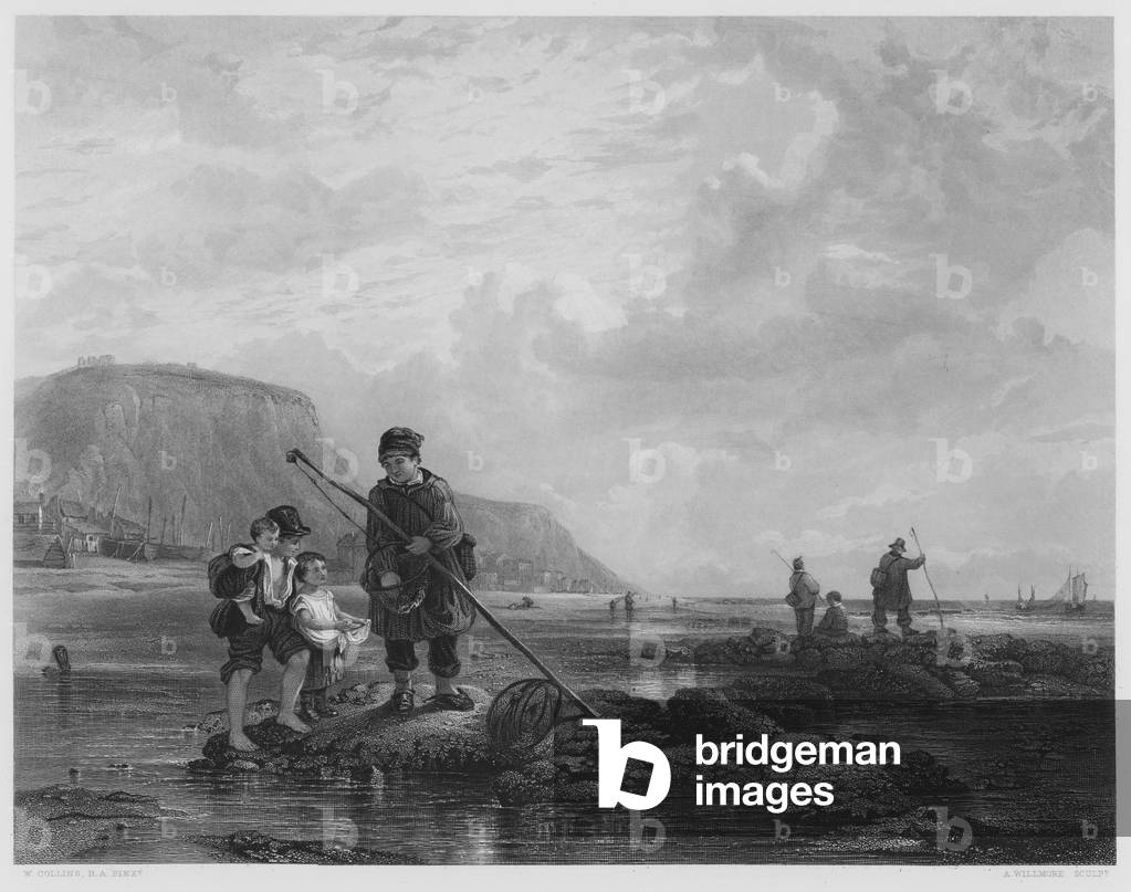 The Young Shrimpers, from the picture in the Royal Collection (engraving)