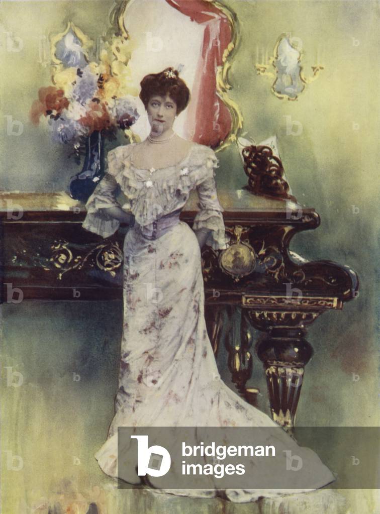 Miss Ellis Jeffreys in The Sacrament of Judas (colour photo)