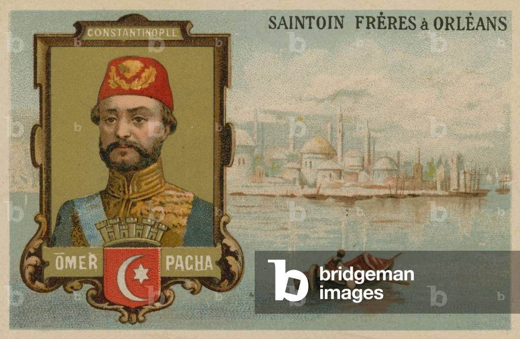 Omar Pasha, Ottoman general and governor (chromolitho)