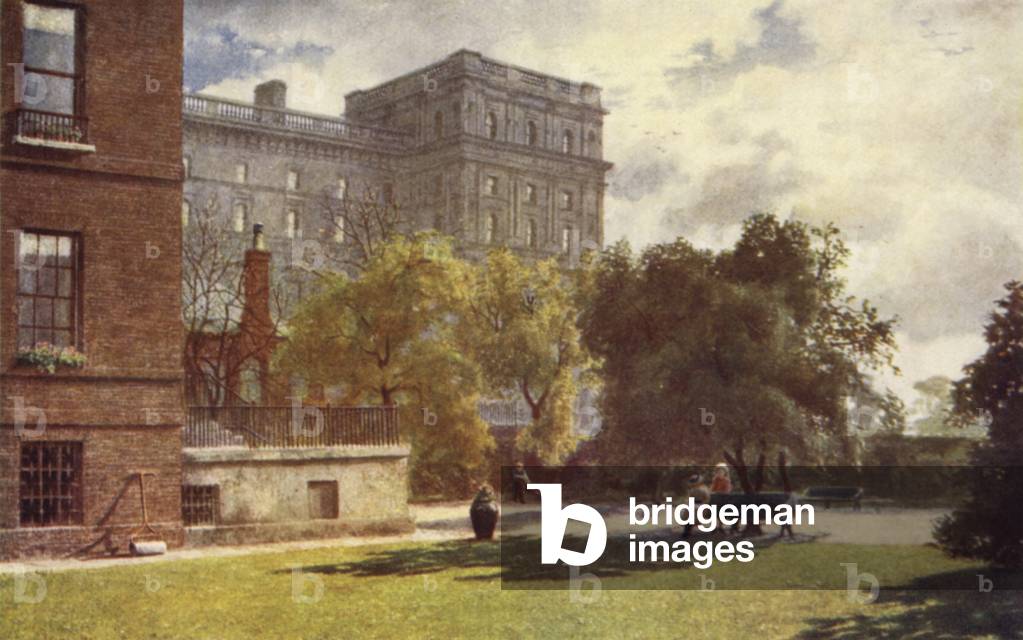 No 10 Downing Street, 1888 (colour litho)