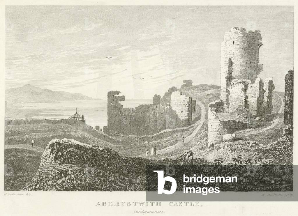 Aberystwith Castle, Cardiganshire (engraving)