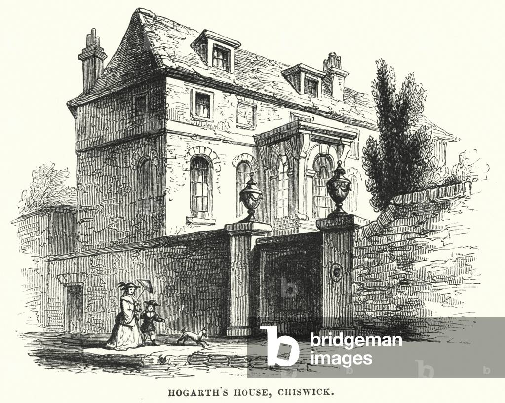 Hogarth's House, Chiswick (engraving)
