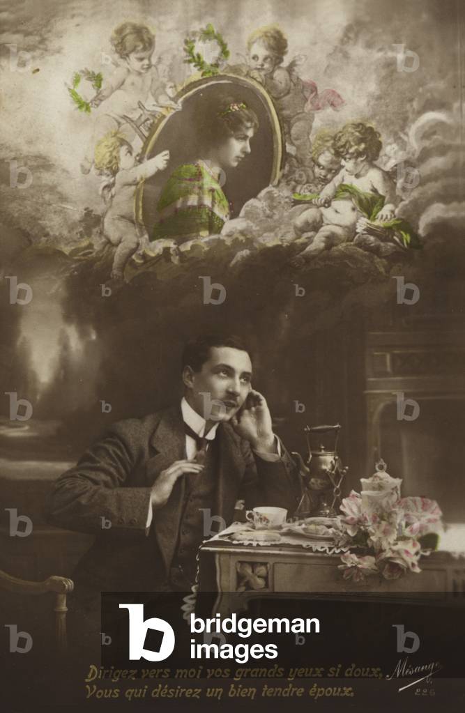 The wife of a man's dreams (colour photo)