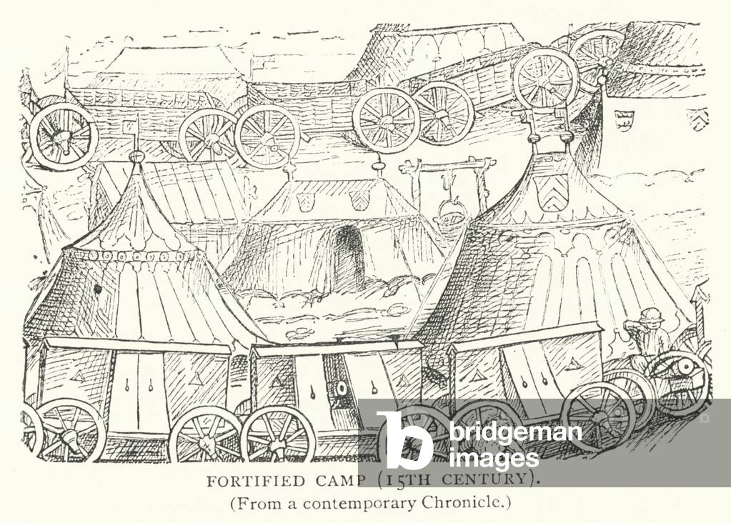 Fortified Camp (15th Century) (engraving)