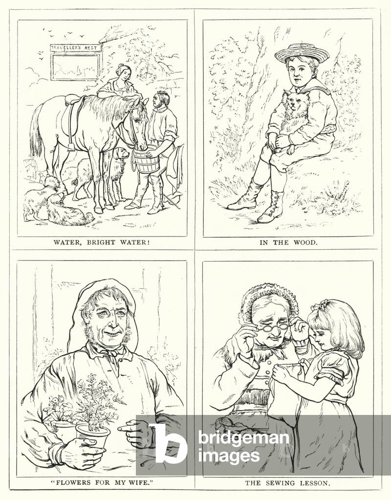 Water, bright water!, In the wood, 