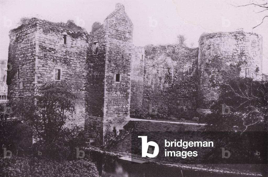 Rothesay Castle (b/w photo)