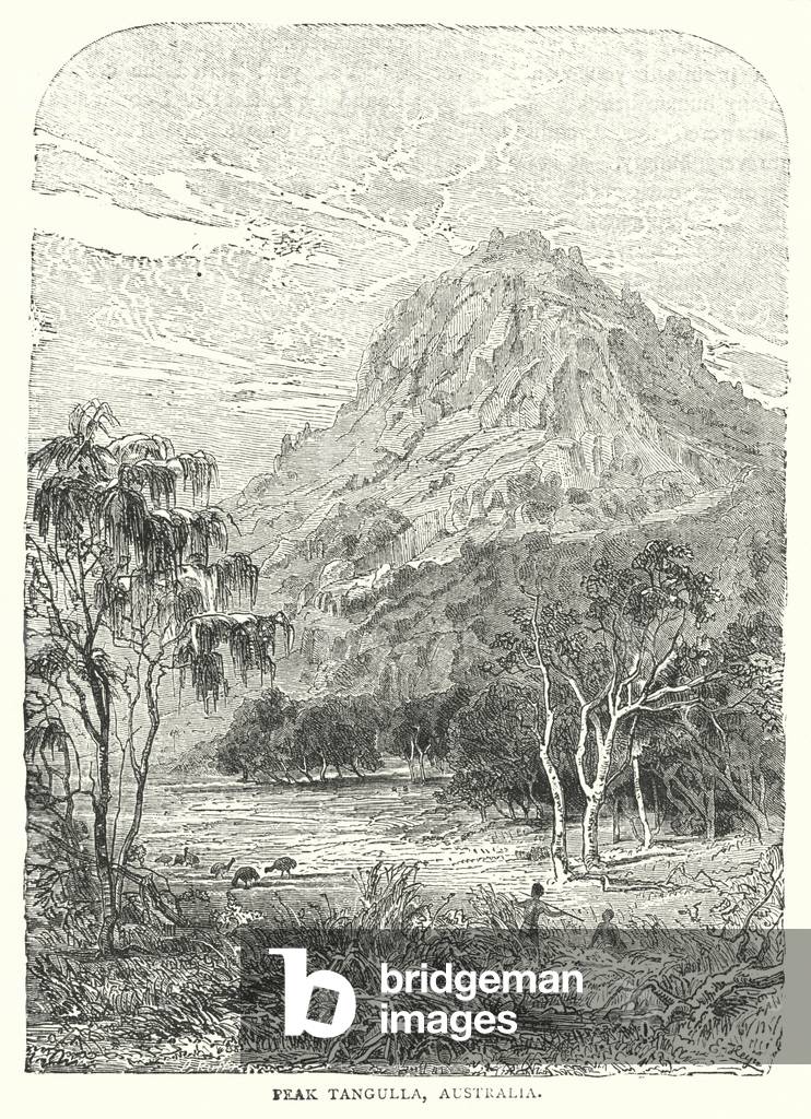 Peak Tangulla, Australia (engraving)