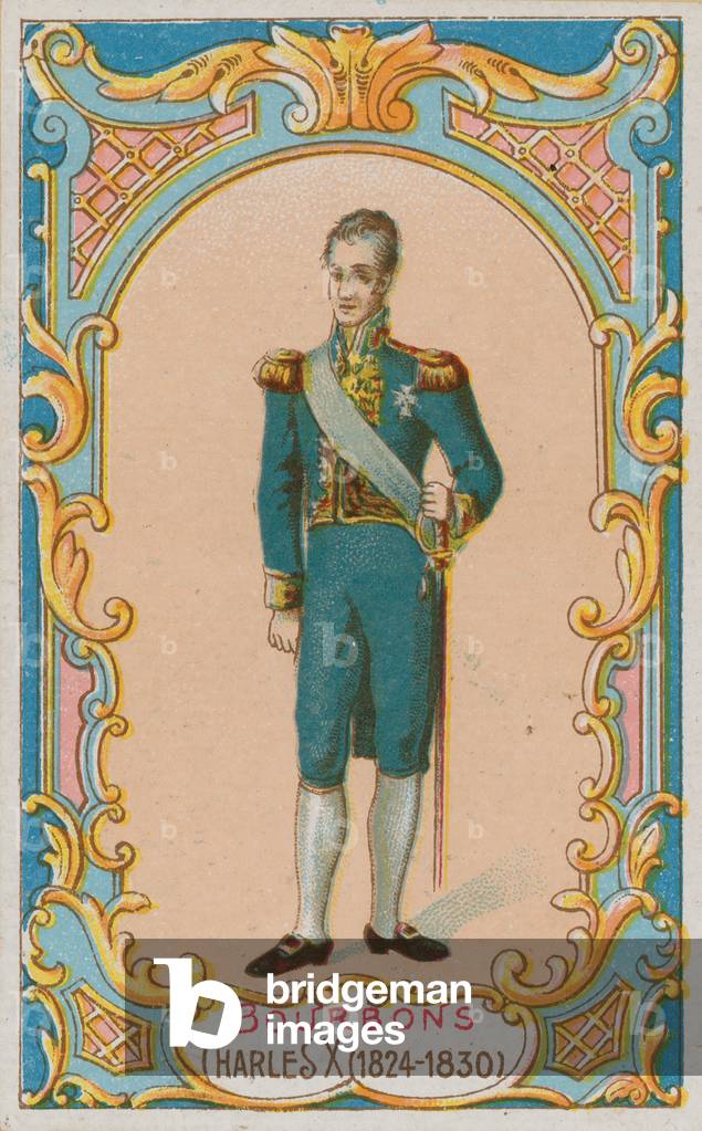 King Charles X of France (chromolitho)