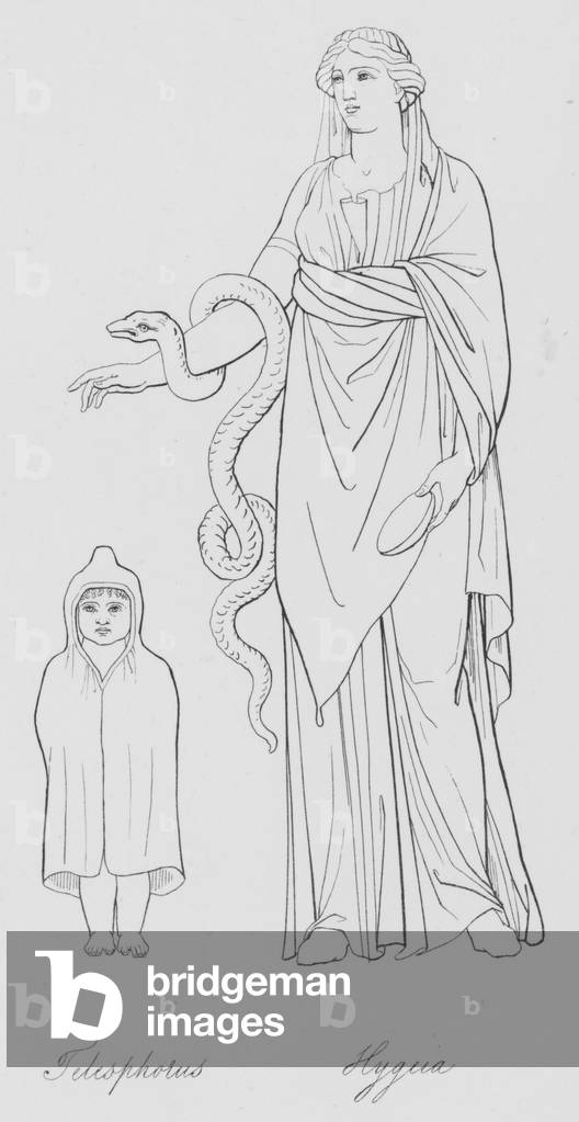Telesphorus, Hygeia (engraving)