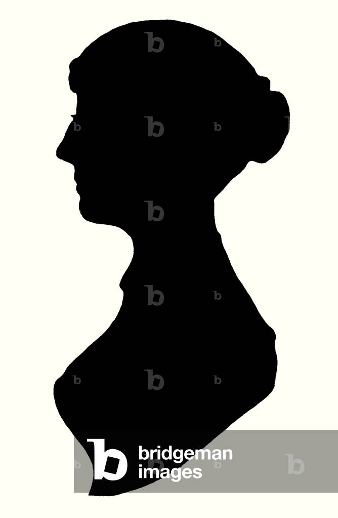 Jane Austen, English novelist (engraving)