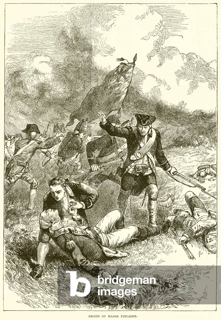 Death of Major Pitcairn (engraving)
