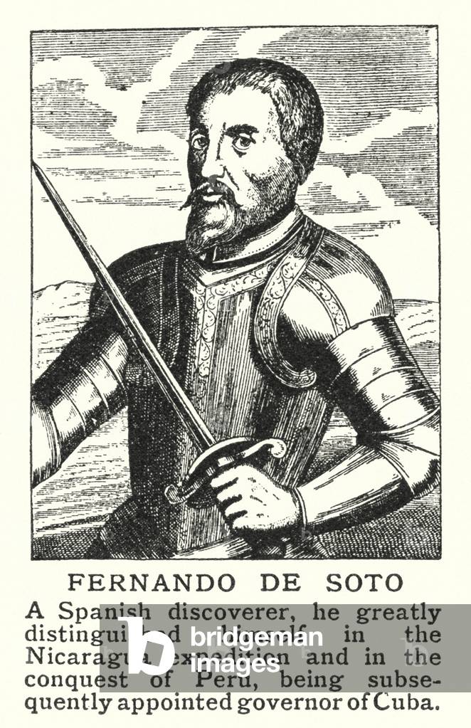 Fernando de Soto (litho)