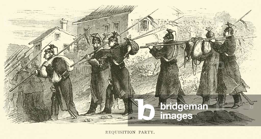 Requisition Party, September 1870 (engraving)