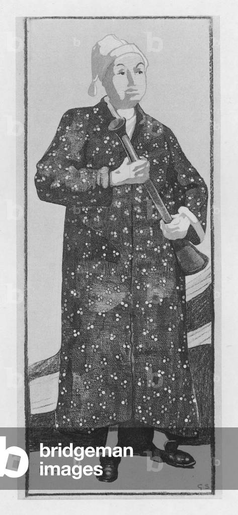 Illustration for The Duenna by Sheridan (colour litho)