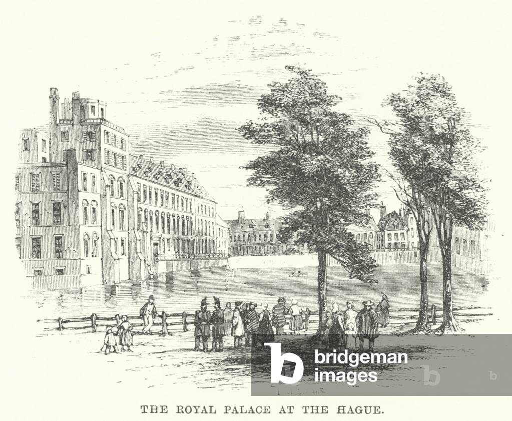 The Royal Palace at the Hague (engraving)
