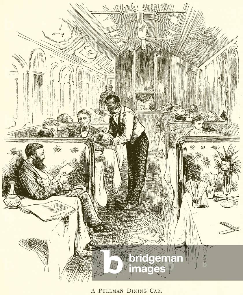 A Pullman Dining Car (engraving)