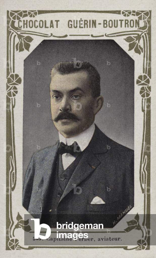 Capitaine Ferber, aviateur (coloured photo)
