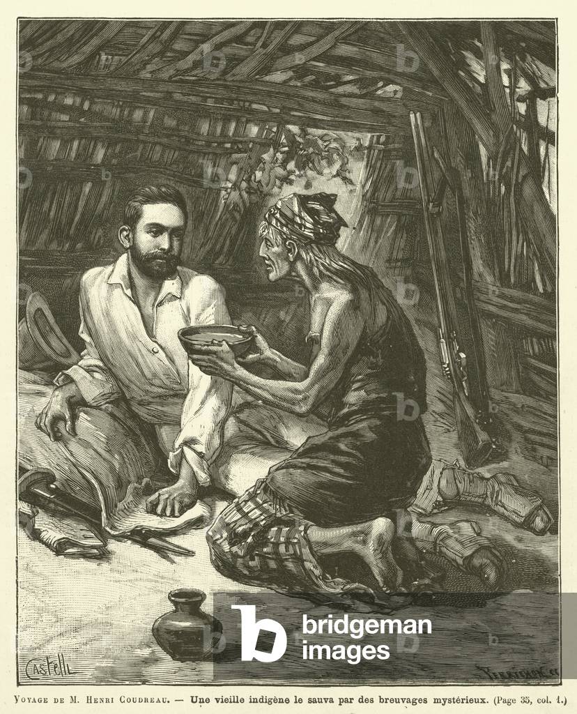 Voyage De M Henri Coudreau (engraving)