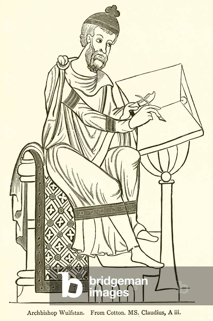 Archbishop Wulfstan (engraving)