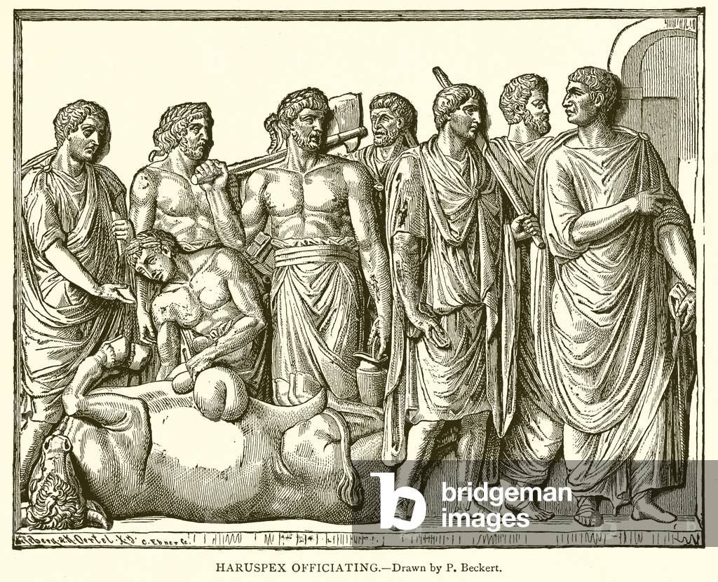 Haruspex Officiating (engraving)
