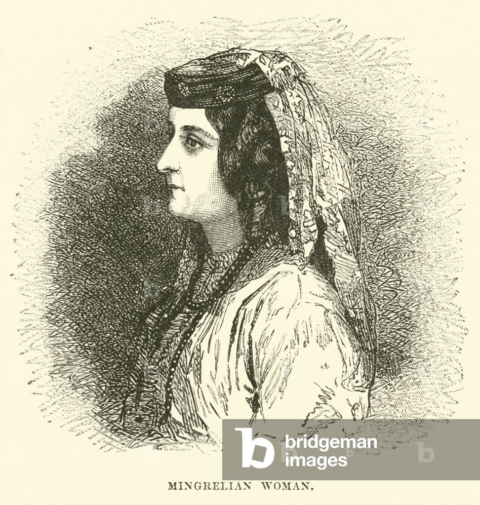 Mingrelian woman (engraving)