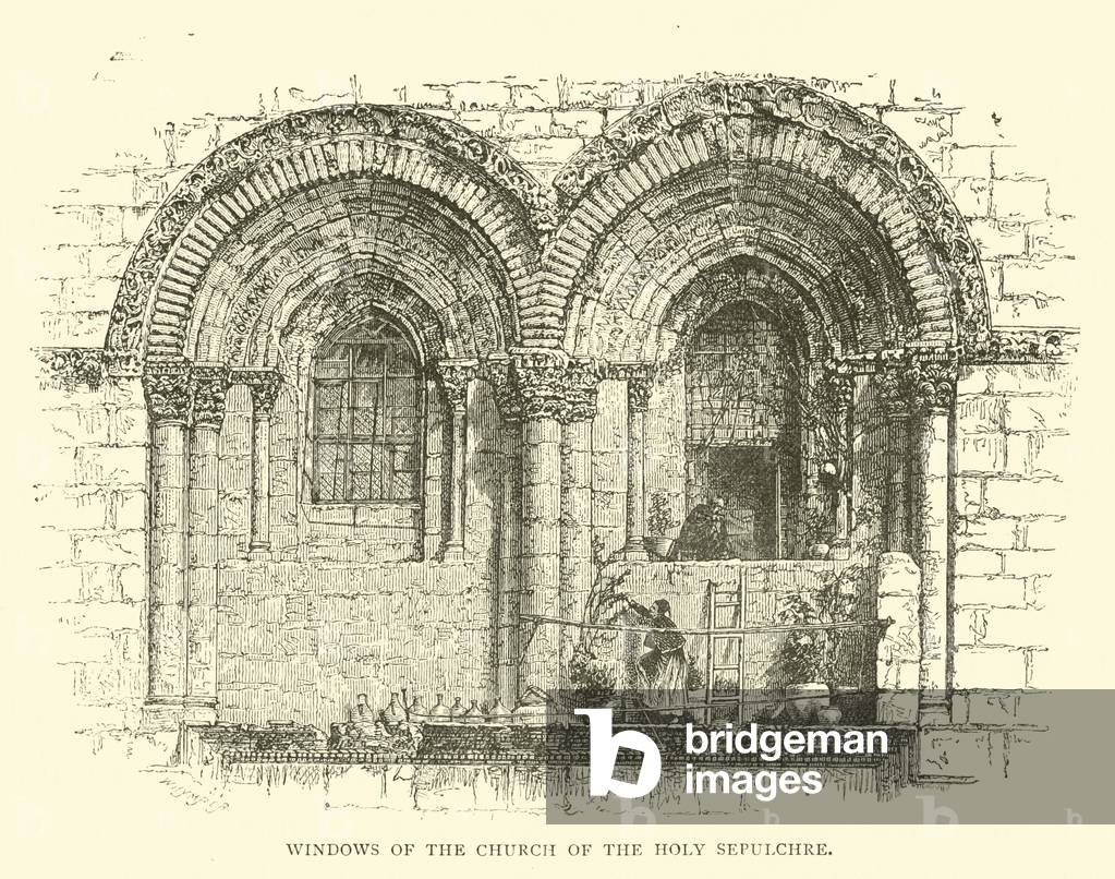 Windows of the Church of the Holy Sepulchre (engraving)