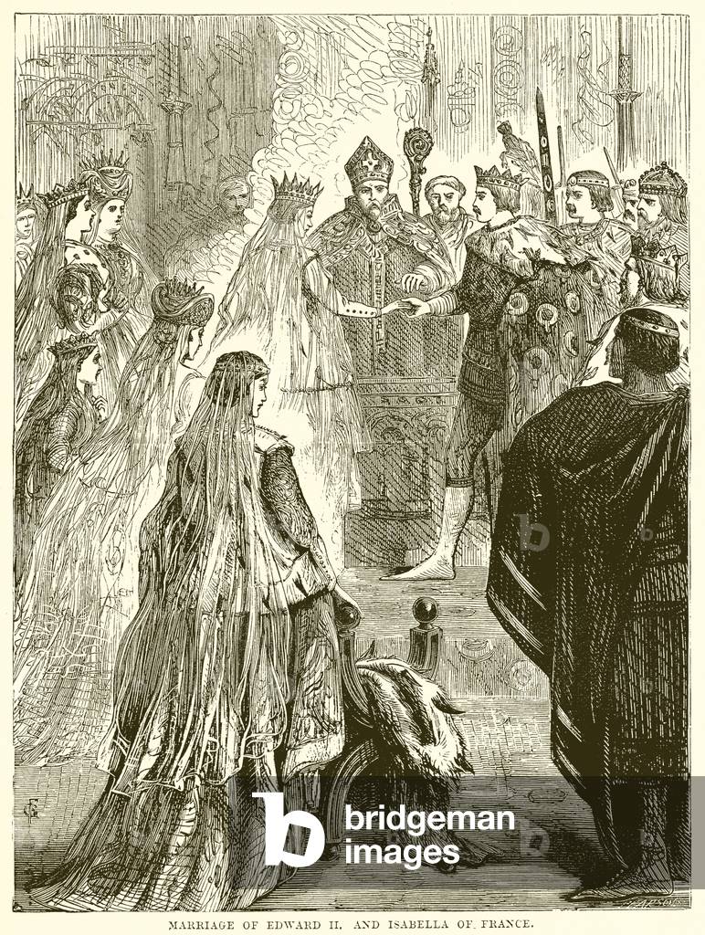 Marriage of Edward II and Isabella of France (engraving)