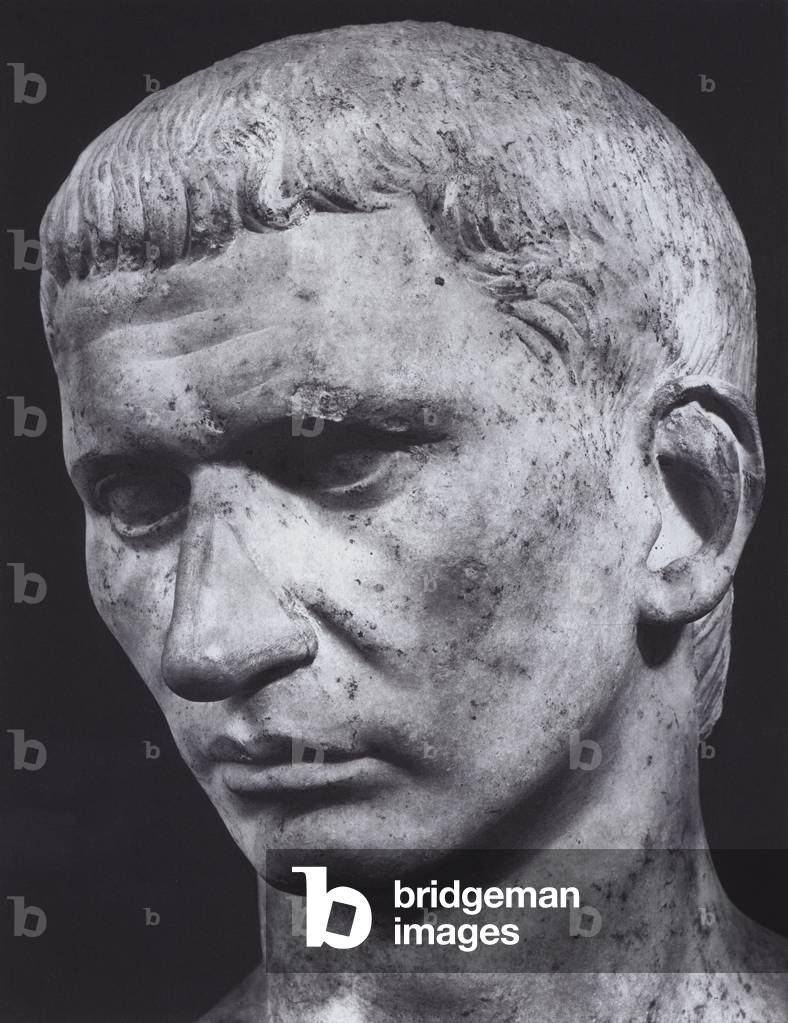 Roman Portraits: Male Portrait (b/w photo)