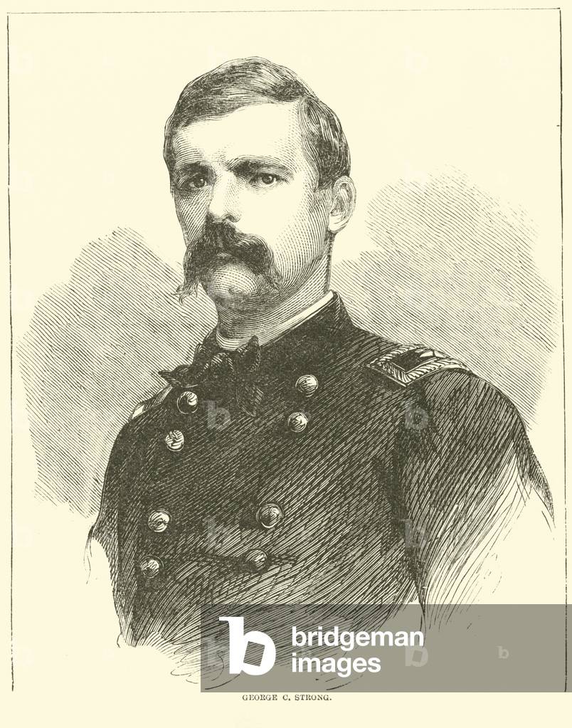George C Strong, July 1863 (engraving)