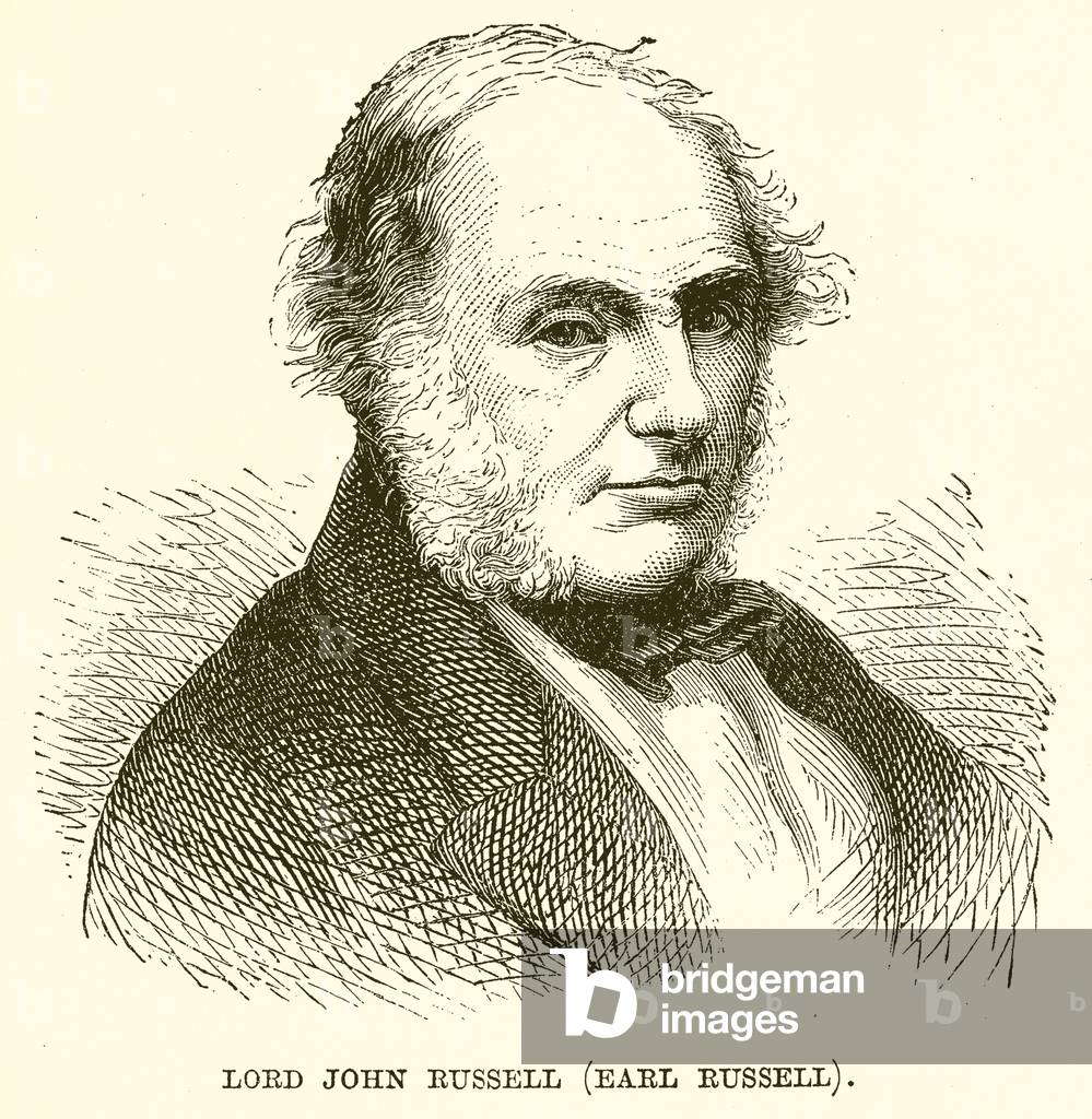 Lord John Russell (Earl Russell) (engraving)