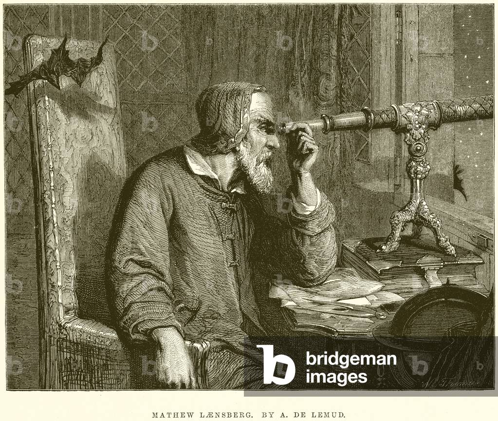 Mathew Laensberg. By A. de Lemud (engraving)