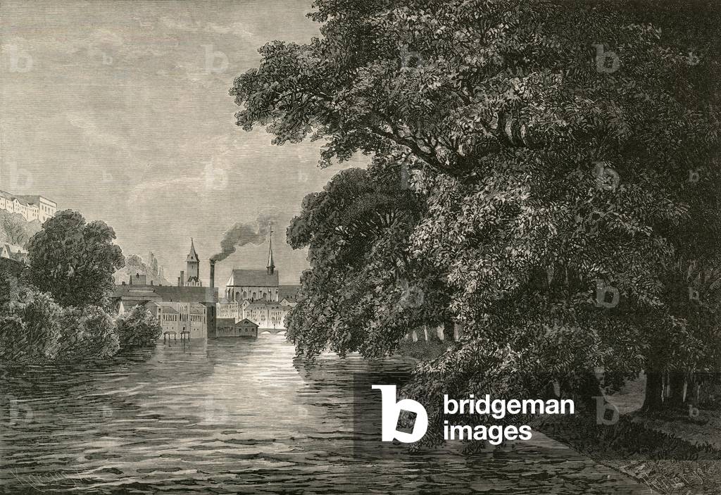 The Platz-Promenade, Zurich (engraving)