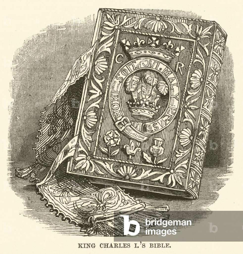 King Charles I's Bible (engraving)