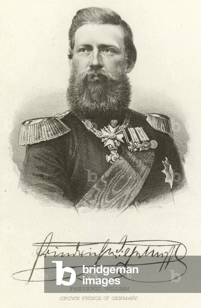 Frederic William, Crown Prince of Germany (engraving)