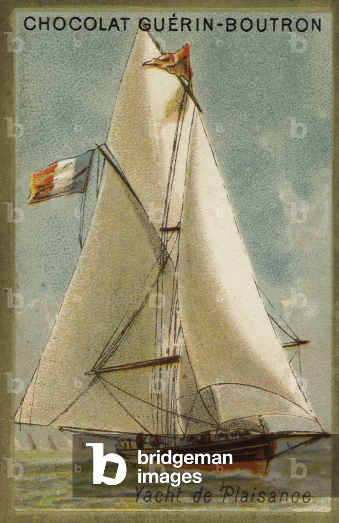 Pleasure yacht (chromolitho)