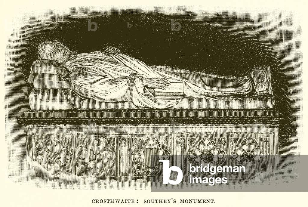 Crosthwaite: Southey's Monument (engraving)