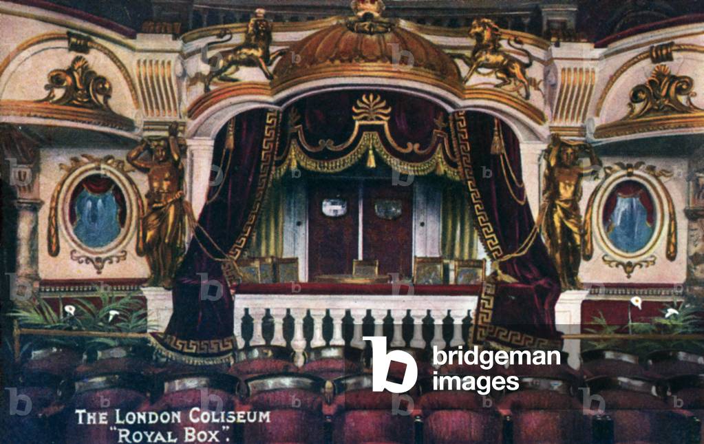 Royal Box, London Coliseum (colour photo)