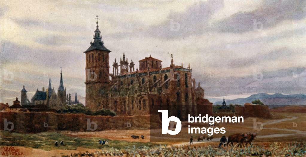 Astorga (colour litho)
