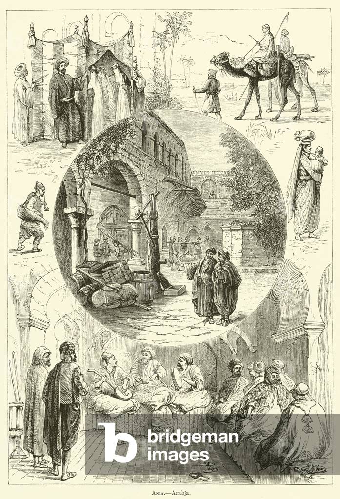 Asia, Arabia (engraving)