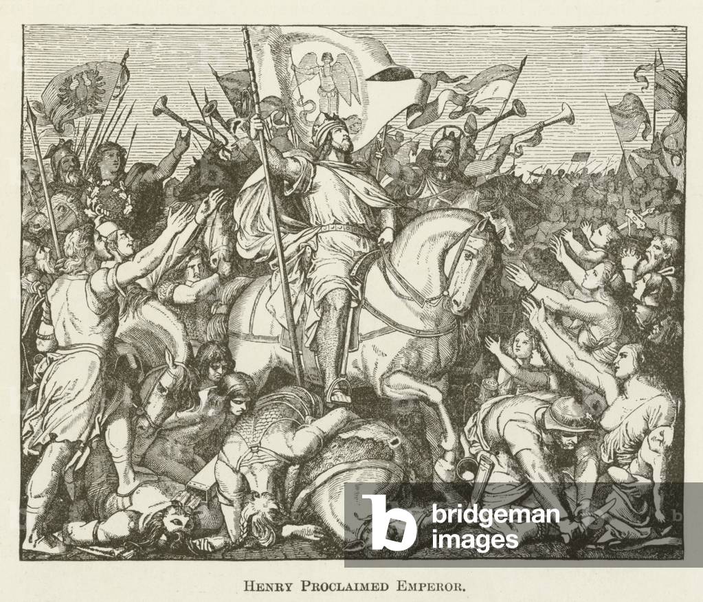 Henry Proclaimed Emperor (engraving)