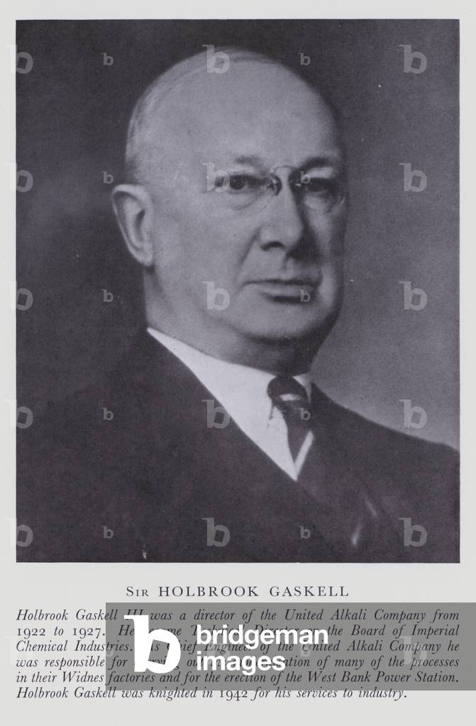 Sir Holbrook Gaskell (b/w photo)