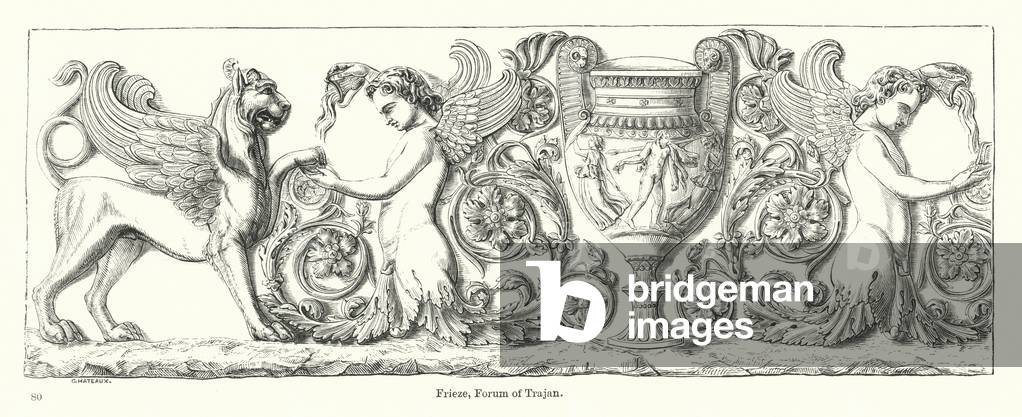 Frieze, Forum of Trajan (engraving)