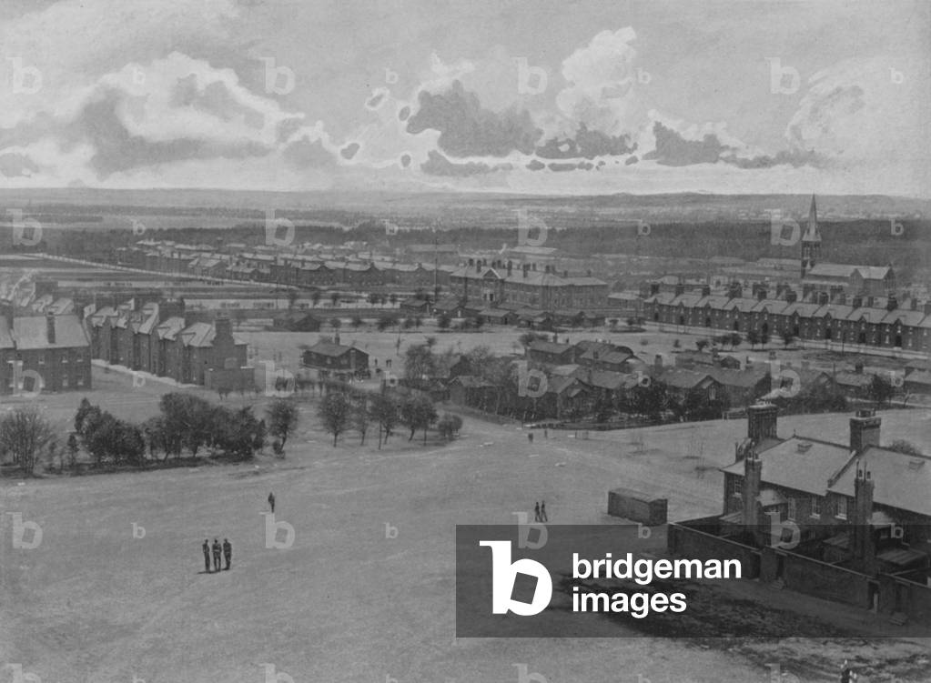 Aldershot Camp (b/w photo)